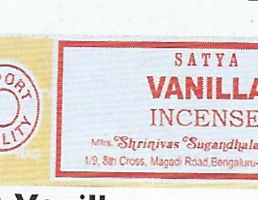 Nag Champa incense 15 gram - Vanilla