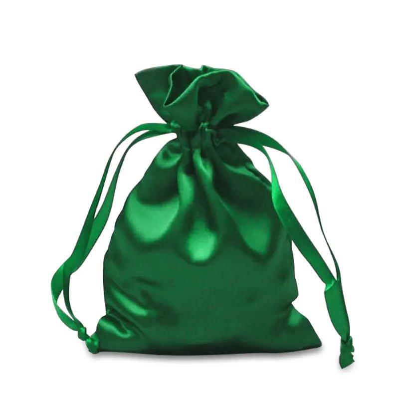 Satin Bag 5 x 8 - Green