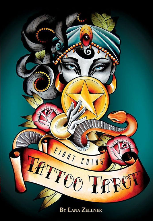 Eight Coins Tattoo Tarot Deck  by Lana Zellner