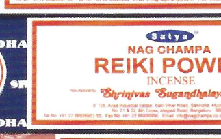 Nag Champa Incense 15 gram - Reiki Power