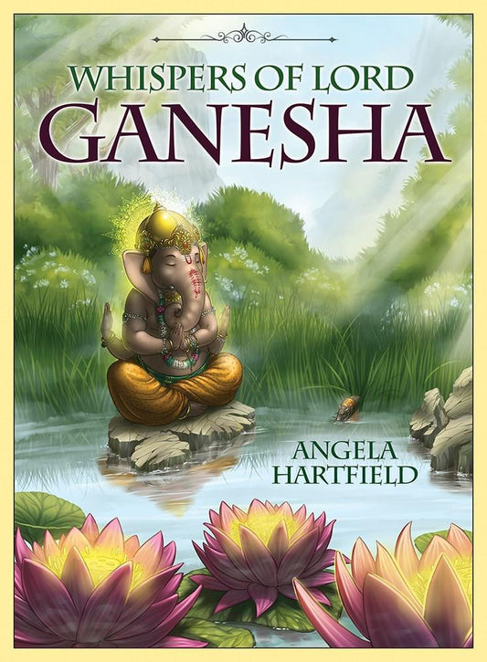 Whispers of Lord Ganesha (50-cards)  by Angela Hartfield  USG