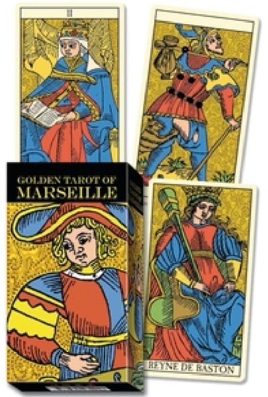 Golden Tarot of Marseille Deck  by Claude Burdel