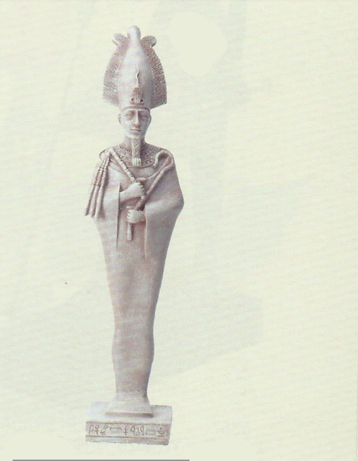 Osiris White Stone statue