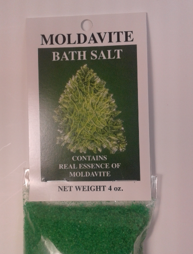 Moldavite Bath Salt, 4-oz.