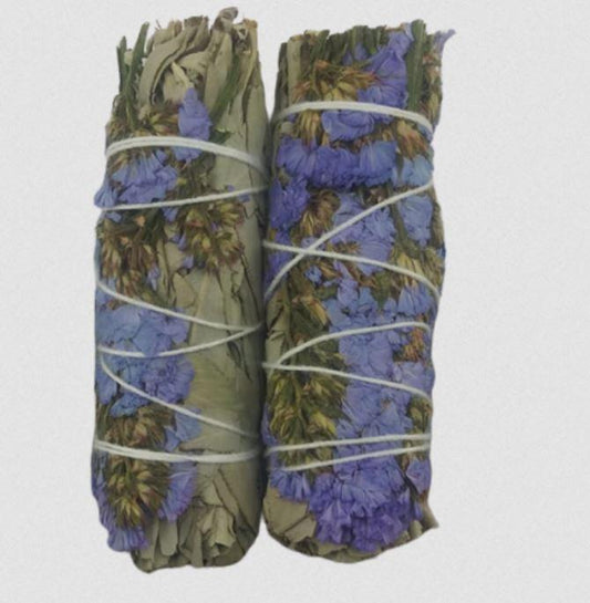 Sage with Sinuata - Blue 4" -