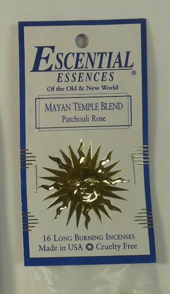 Escential Essences Cone Incense - Mayan Temple Blend