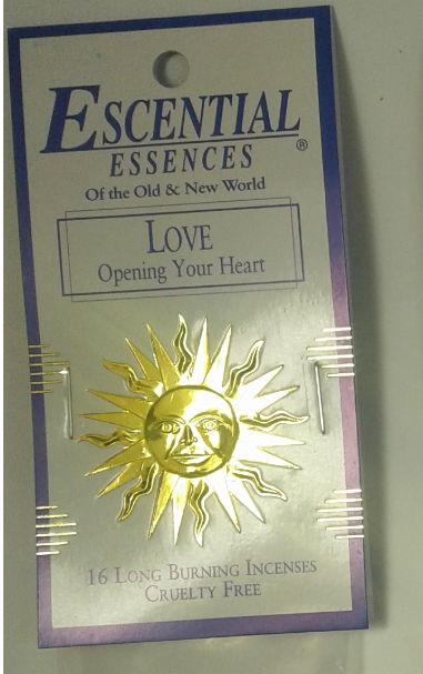 Escential Essences Cone Incense - Love