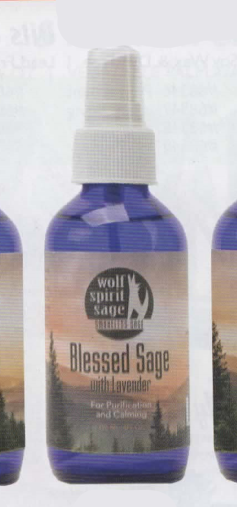 Wolf Spirit Sacred Sage Spray, 4 oz.
