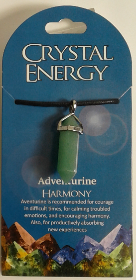Crystal Energy Pendant Point - Harmony  Aventurine