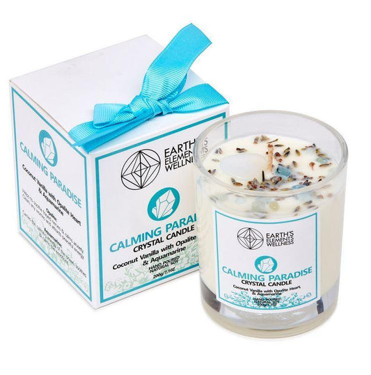 Natural Soy Crystal Candle - Calming Paradise