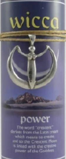 Pewter Pendant - Wicca  - Power